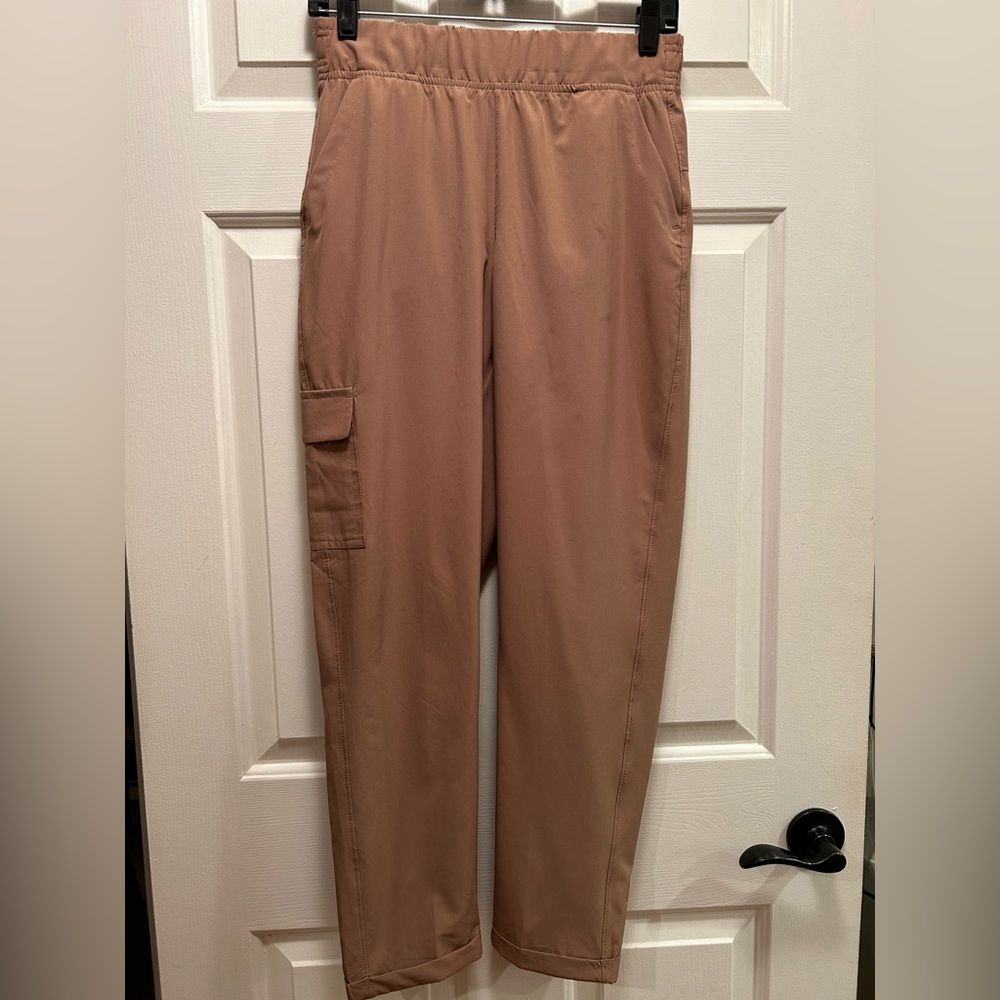 Apana Tan Cargo Lightweight Cuffed Pants, Size S